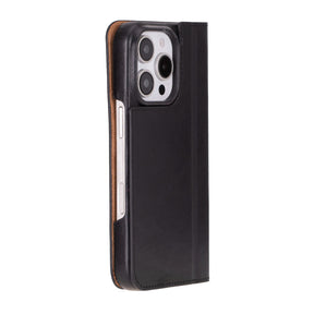 Premium Leren Foliohoesje voor iPhone 16 Pro Max