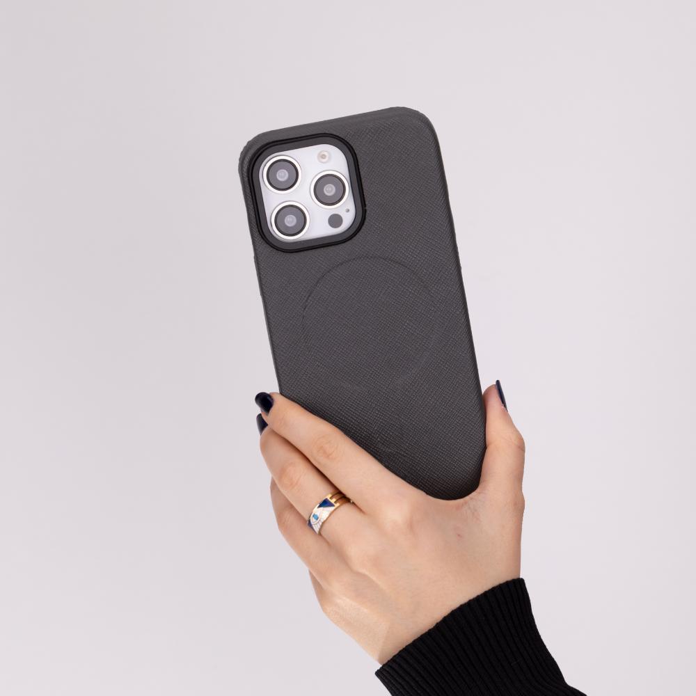 Leren hoesje voor iPhone 16 Pro